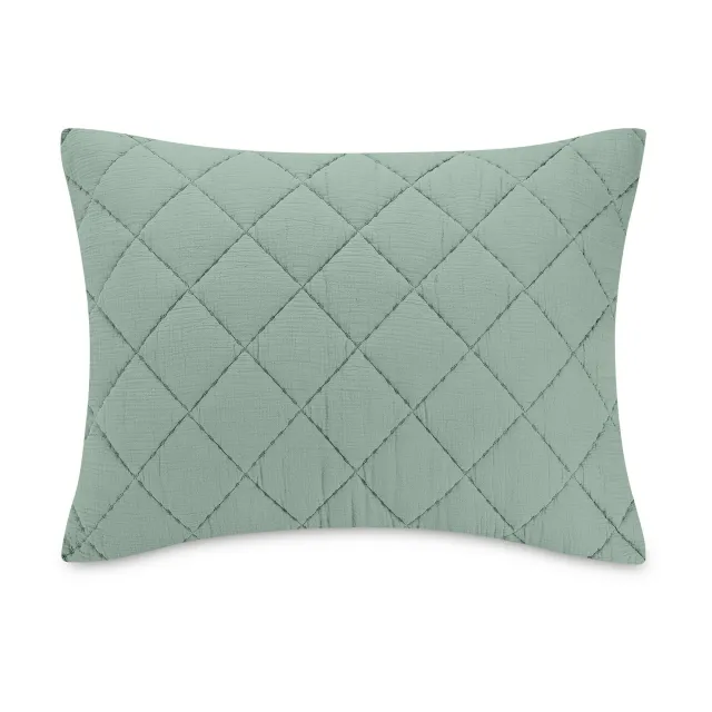 Better Homes & Gardens Sage Green Diamond Gauze Quilt, Full/Queen