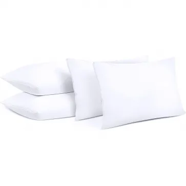 Waterproof Pillow Protector Zippered (4 Pack) Queen – Bed Bug Proof Pillow Encasement